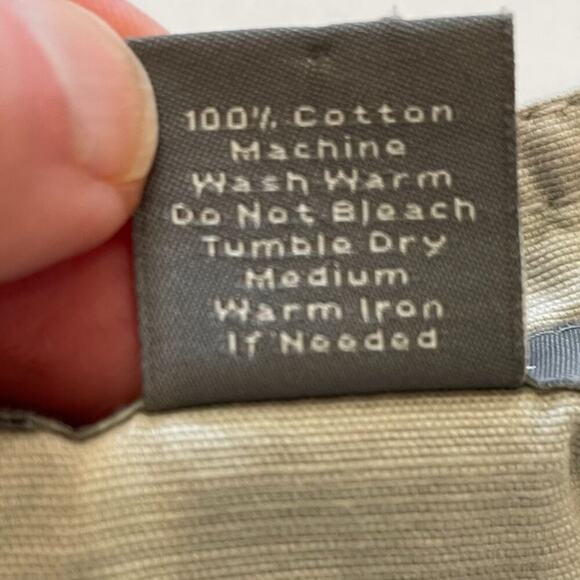 Ann Taylor Cotton Beige/Tan/Neutral Zip Up Cargo/Utility Jacket, Pockets, 6 - Picture 10 of 14